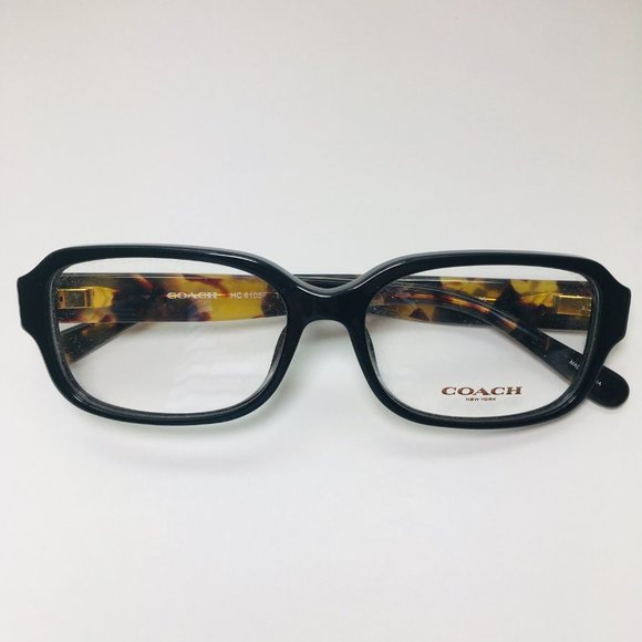 Coach Rectangle Black Tortoise Eyeglasses NWOT - Picture 8 of 8